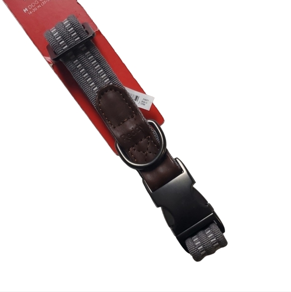 Reddy Grey Durable Dog Collar-Medium - Picture 7 of 7